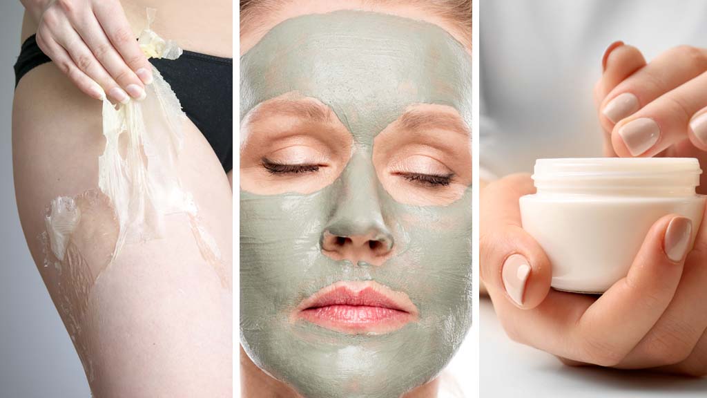 three images showing how may people choose to try to rejuvenate their skin